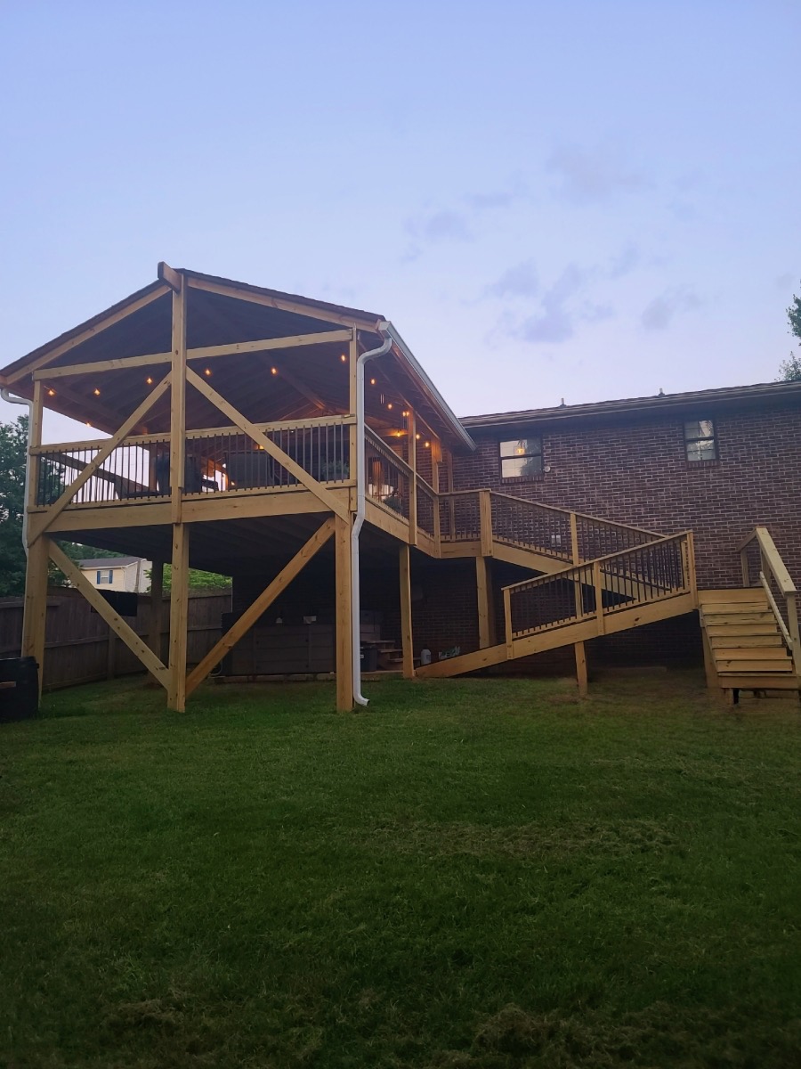 Covered Deck & Porch Build